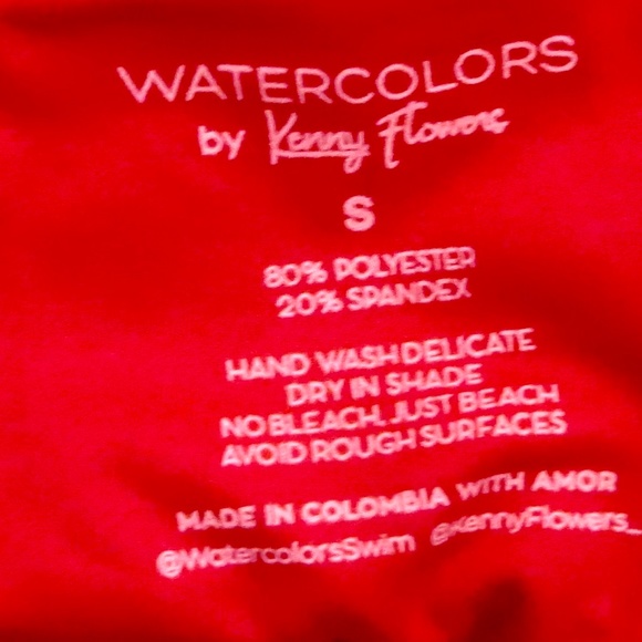 NEW! Kenny Flowers THE CALI Underwire Bikini Top and Bikini Set Red SZ S - Picture 15 of 16